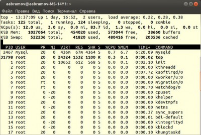 мониторинг сервера по ssh